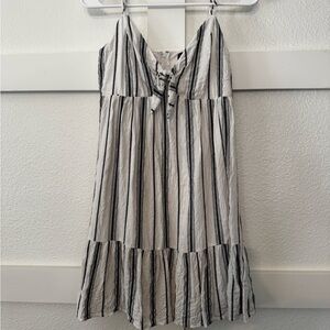 Striped Sleeveless Dress